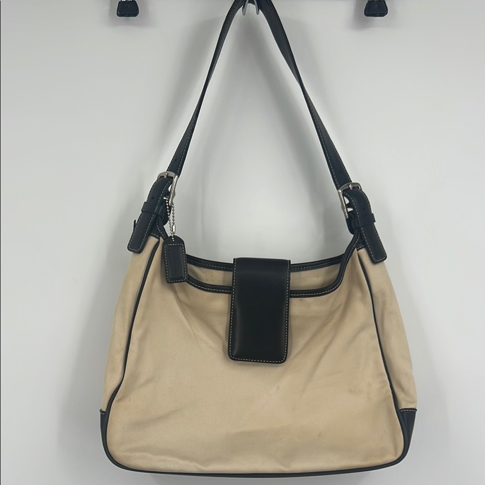 Coach Elegant Cream and Black Women's Bag